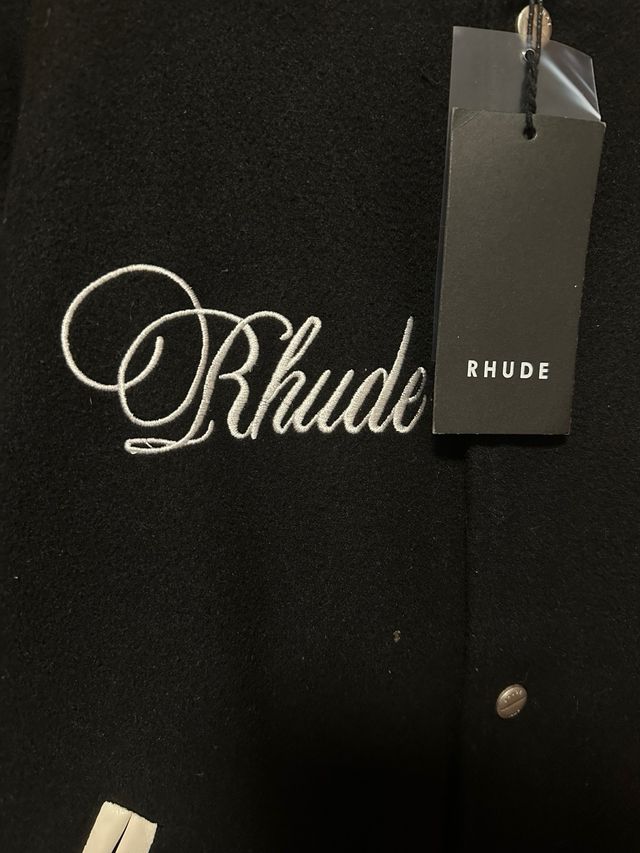 Chaqueta Rhude Negra y Blanca