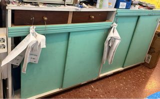 Mostrador expositor vitrina de cristal tienda 