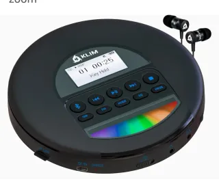 Reproductor CD Portátil KLIM Nomad Negro