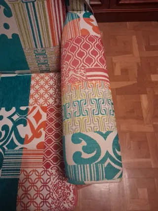 Sillón orejero/butaca orejera patchwork 74x74x96