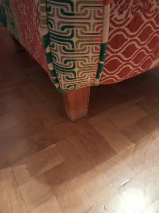 Sillón orejero/butaca orejera patchwork 74x74x96