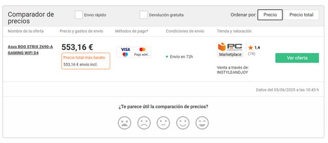 ASUS ROG STRIX Z690-A GAMING WIFI D4.
