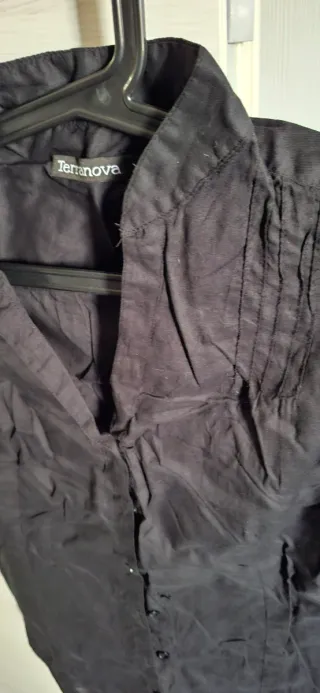 Camicia nera manica corta