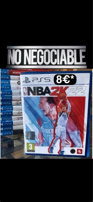Juego PS5 NBA 2K22 8️⃣€