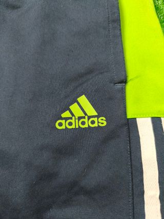 Pantalon Adidas Color Azul, Verde y Blanco Talla S
