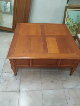 Mesa de centro de pino