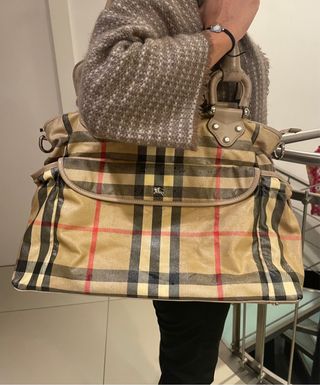 Borsa Burberry Vintage Beige e Rossa