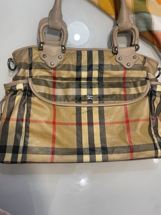 Borsa Burberry Vintage Beige e Rossa