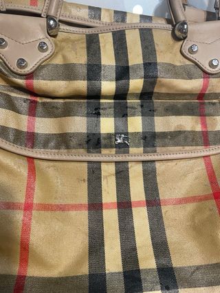 Borsa Burberry Vintage Beige e Rossa