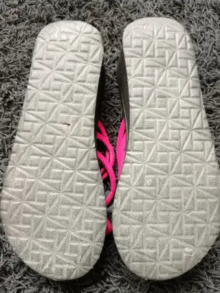 Sandalias JIN XING DA flor rosa