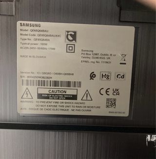 TV Samsung QLED 4K 65 Negra