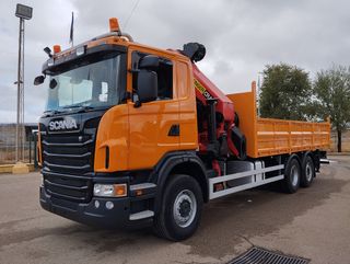 SCANIA G 480 - CAMIONES GRUAS