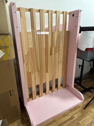 Cama infantil extraíble blanca