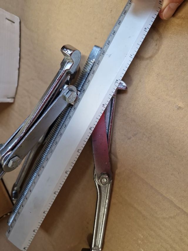 extractor Rodamientos engranajes 200mm 3 brazos