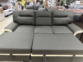 Sofá Cama Gris con Arcón