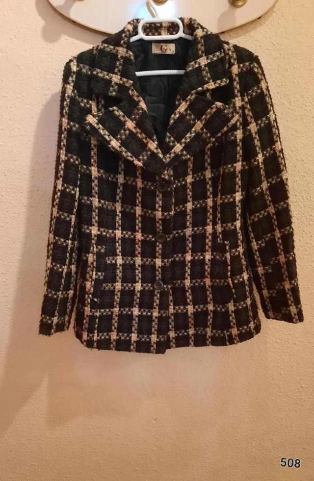 Chaqueta de mujer a cuadros