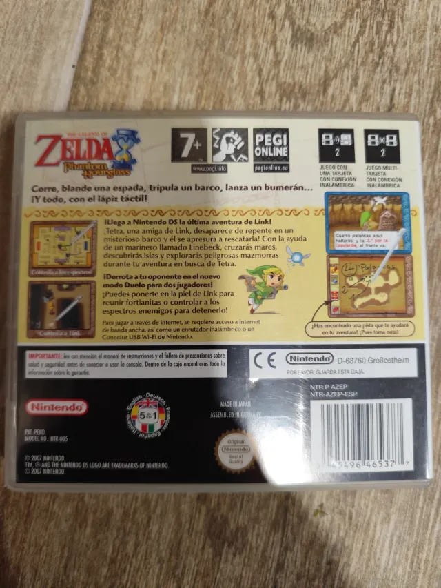 Zelda Phantom Hourglass Nintendo DS