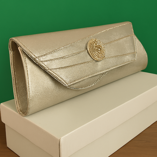 Bolso de fiesta dorado