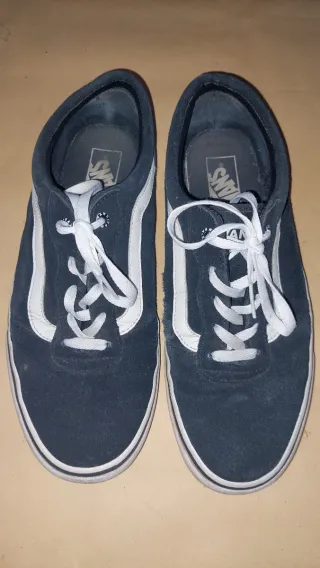 Scarpe Vans nero bianco con lacci