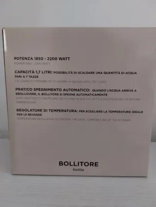 Bollitore Elettrico Bialetti Bianco