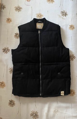 Chaleco acolchado negro talla M