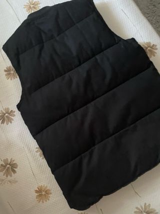 Chaleco acolchado negro talla M