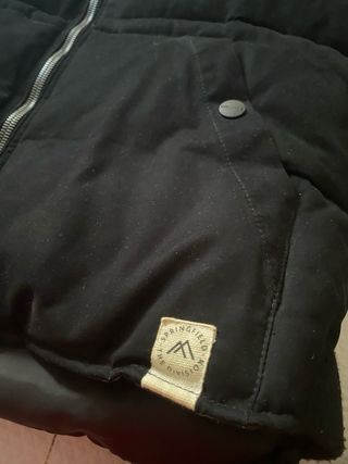 Chaleco acolchado negro talla M