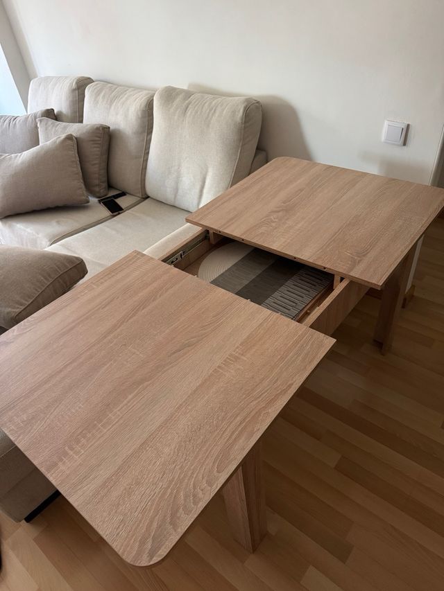 Mesa comedor extensible 4/6 personas