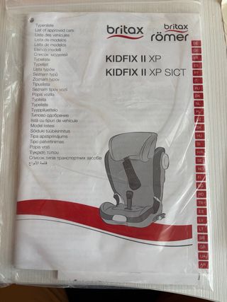 Silla Romer Grupo 2-3 Kidfix II XP