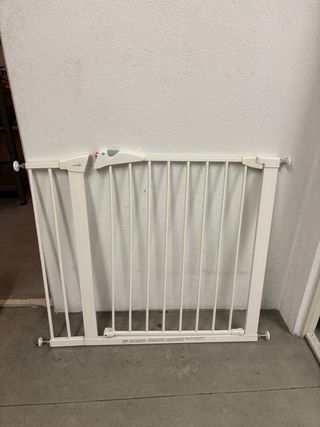 Barrera de seguridad para niños blanca