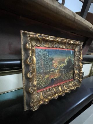 pieza única oleo impresionista 1914