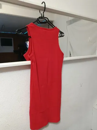 Vestido rojo de tirantes