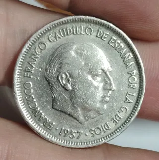 25 PESETAS *68 1957