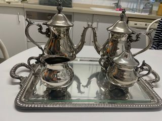 Juego de café de alpaca