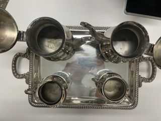 Juego de café de alpaca