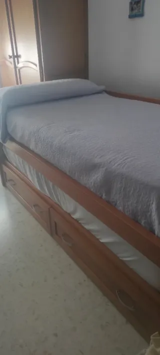 Cama nido madera pino con cajones