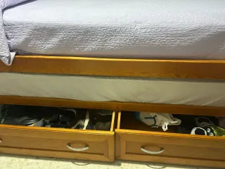 Cama nido madera pino con cajones