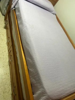 Cama nido madera pino con cajones