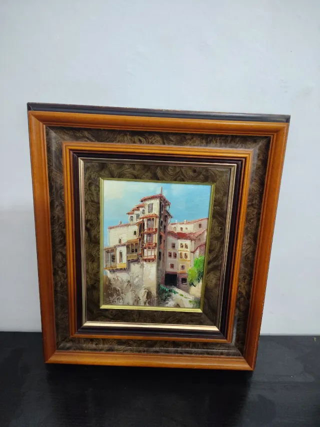 Quadro Decorativo Casas Colgantes Cuenca Antico