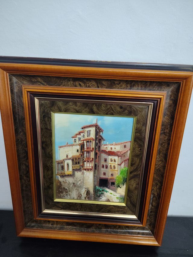 Quadro Decorativo Casas Colgantes Cuenca Antico