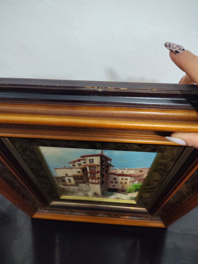 Quadro Decorativo Casas Colgantes Cuenca Antico