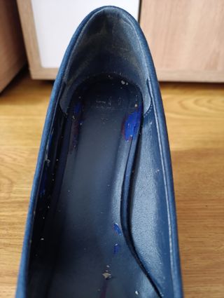 Zapatos tacón LH by La Halle azul -número 36