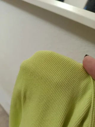 Vestido casual verde y amarillo