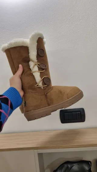 Stivali invernali caldi con bottoni