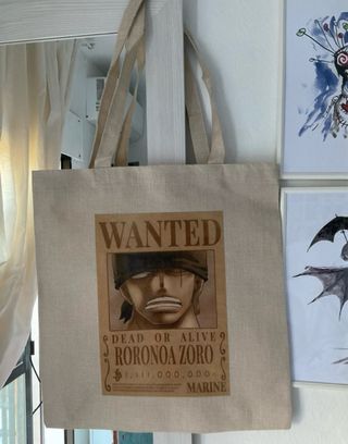 Bolso Tote Wanted Roronoa Zoro One Piece