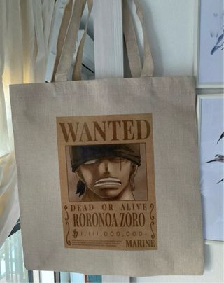 Bolso Tote Wanted Roronoa Zoro One Piece