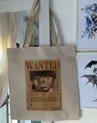 Bolso Tote Wanted Roronoa Zoro One Piece