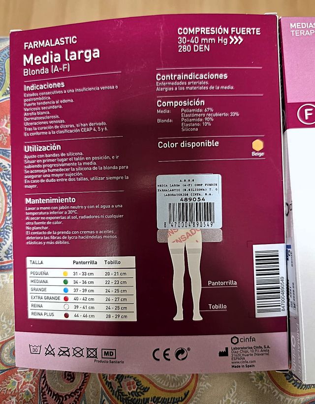 Medias Terapéuticas. Solo 2 horas de uso