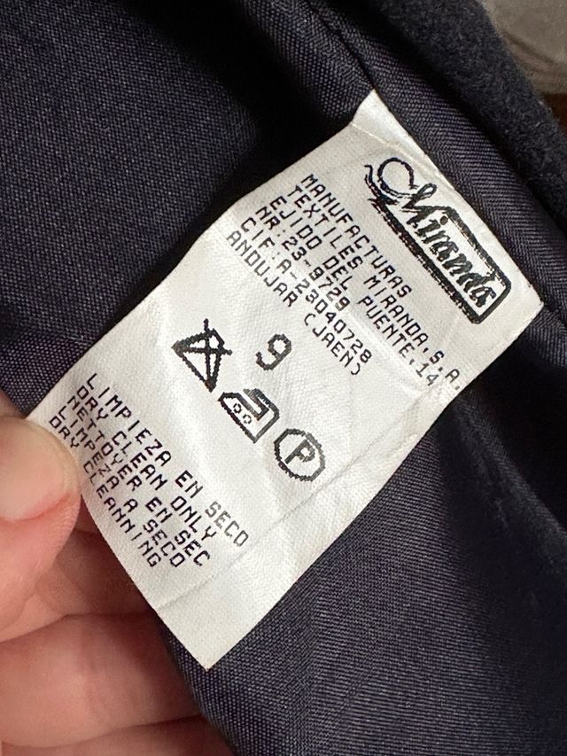 Abrigo lana MIRANDA niña 9 años