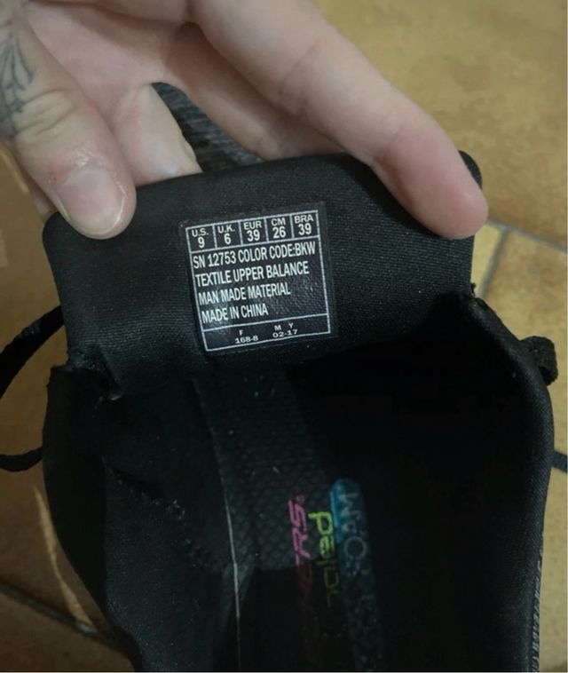 Scarpe Skechers nere e grigie